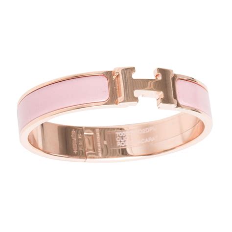 Hermes rose gold bracelet